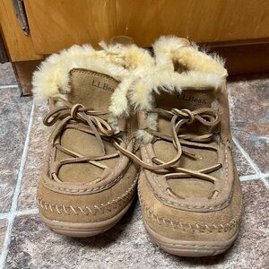 LL Bean Wicked Good Lodge Chukkas Boot Slippers